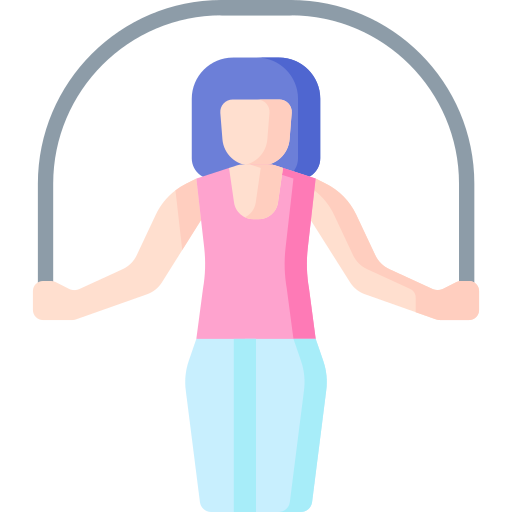 woman sleeveless shirt jumping-rope