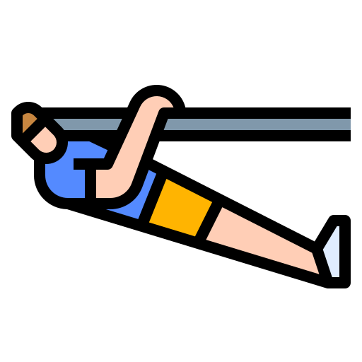 person stretching before exercise