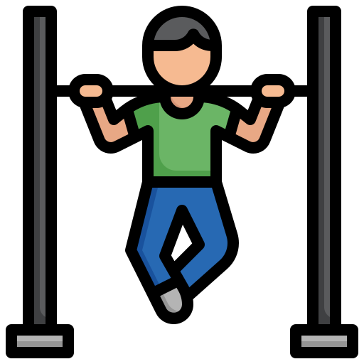person doing pull-ups