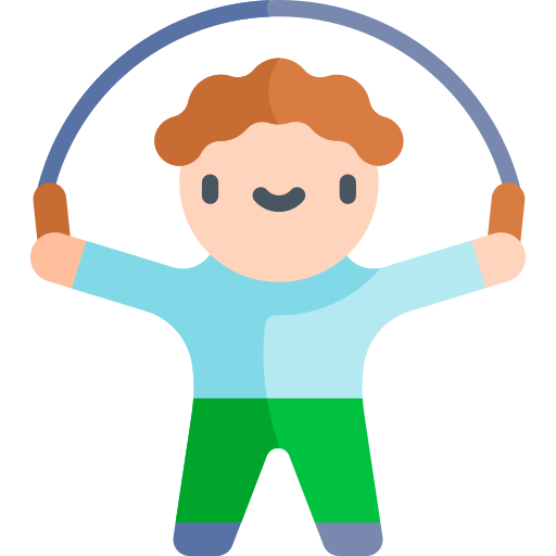 man with jump rope