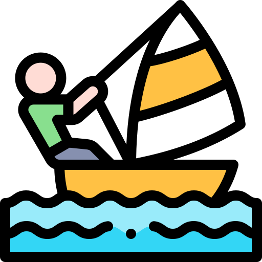 man on sailing boat